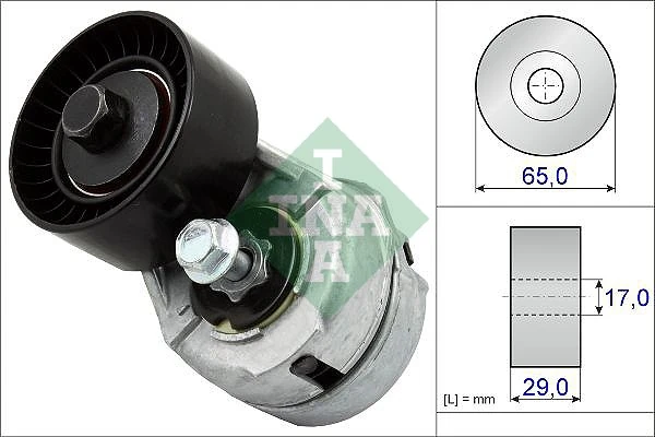 Belt Tensioner, V-ribbed belt
